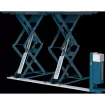 Cầu nâng cắt kéo nâng bụng 4 tấn, lắp chìm ( 3 pha, màu xanh)